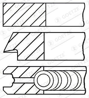 Sada pistnich krouzku GOETZE ENGINE 08-110900-00 – OE 5895174 Sada pistnich krouzku GOETZE ENGINE 08-110900-00 – OE 5895174