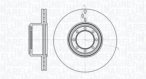 Brzdový kotouč MAGNETI MARELLI 361302040488
