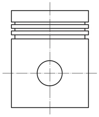 Píst MAHLE 0122100