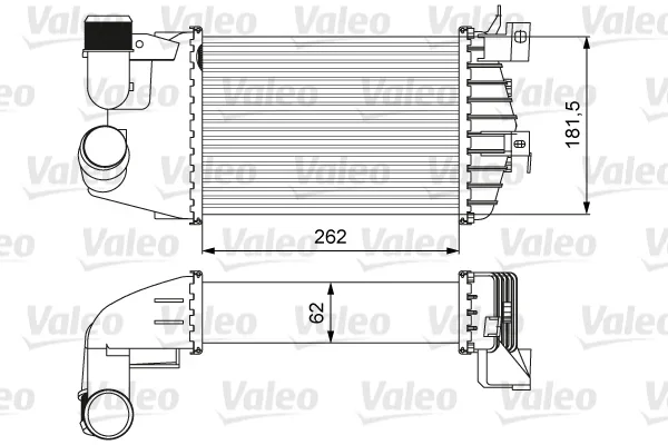 Chladič turba VALEO 818627 Chladič turba VALEO 818627