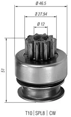 Pastorek, startér MAGNETI MARELLI 940113020178