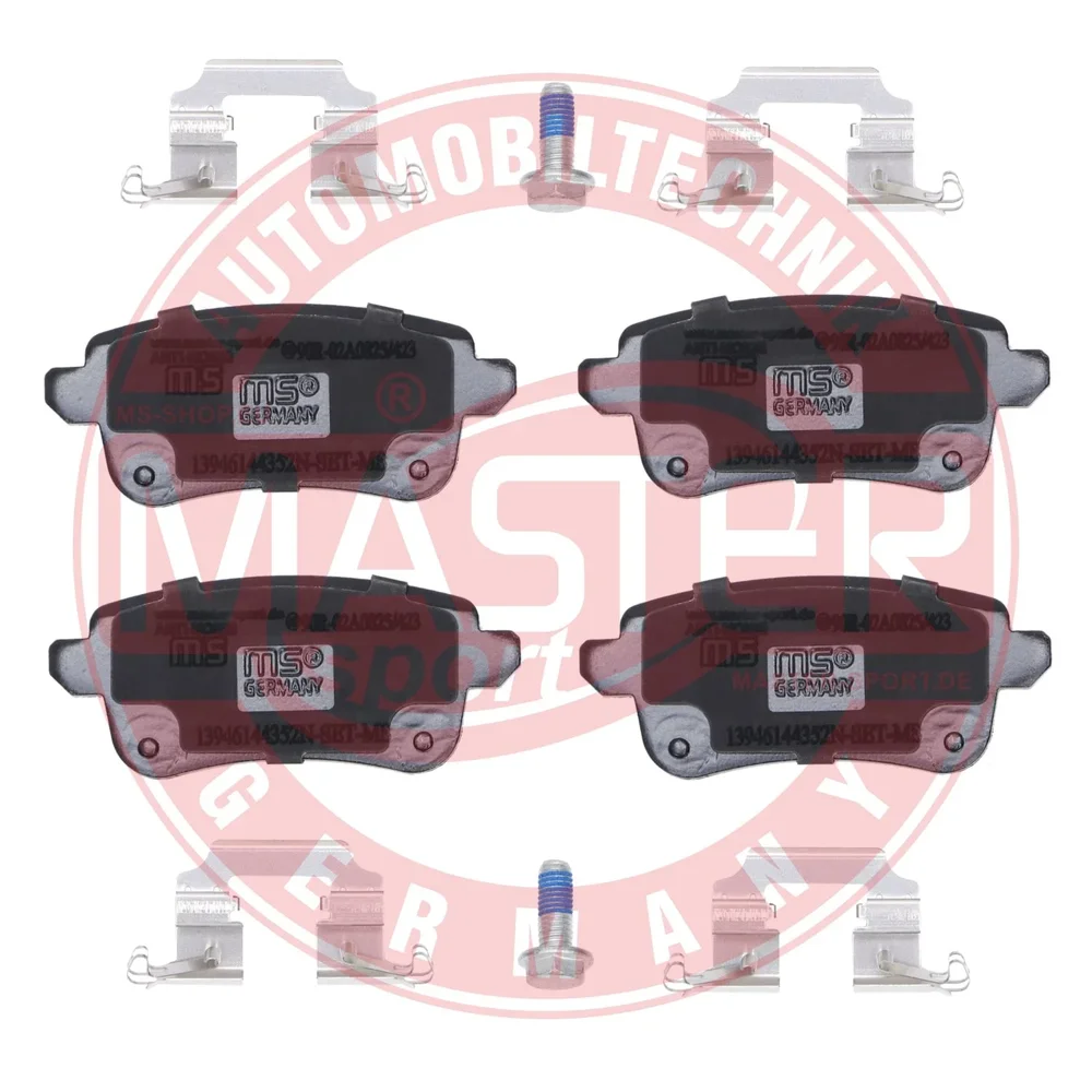 Sada brzdových destiček, kotoučová brzda MASTER-SPORT GERMANY 13046144352N-SET-MS