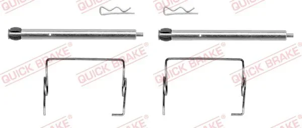 Sada prislusenstvi, oblozeni kotoucove brzdy QUICK BRAKE 109-1267