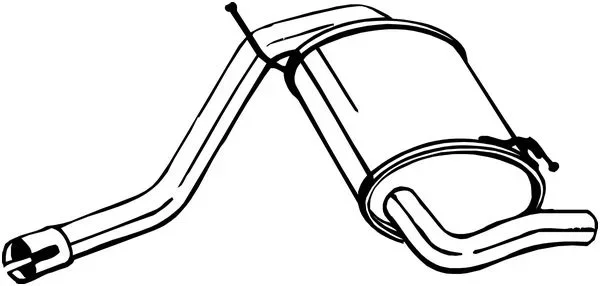 Zadni tlumic vyfuku BOSAL 200-113 – OE 200101179R