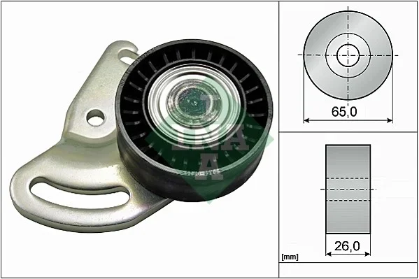 Napinaci kladka, zebrovany klinovy remen Schaeffler INA 531059130
