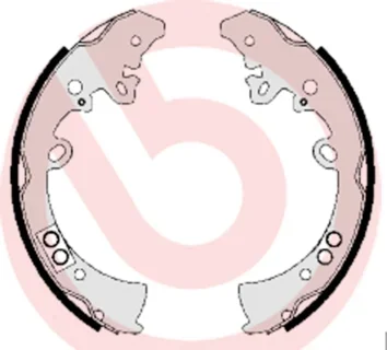 Sada brzdových čelistí BREMBO S83550