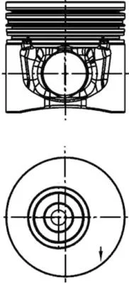 Píst KOLBENSCHMIDT 40269610 – OE 2831202