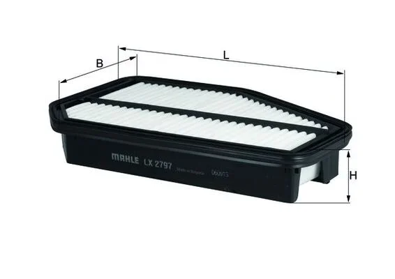 Vzduchový filtr MAHLE LX2797 – OE 17220RSPG00