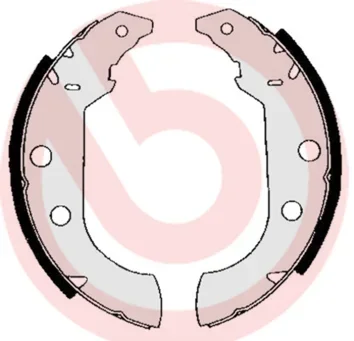 Sada brzdových čelistí BREMBO S61517