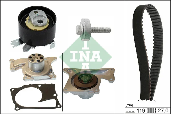 Vodní pumpa + sada ozubeného řemene Schaeffler INA 530084330