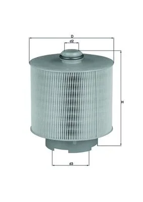 Vzduchový filtr MAHLE LX1006/1D – OE 059133843B