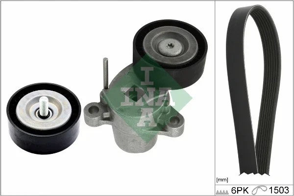 Sada žebrovaných klínových řemenů Schaeffler INA 529033810