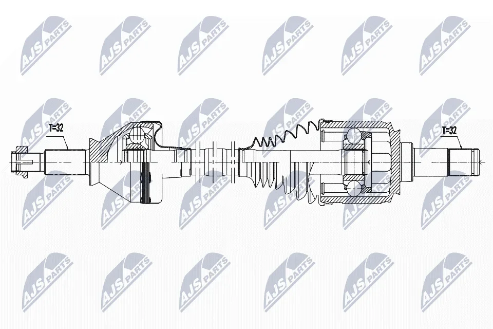 Hnací hřídel NTY NPW-MA-006