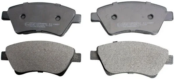 Sada brzdových destiček, kotoučová brzda DENCKERMANN B110657